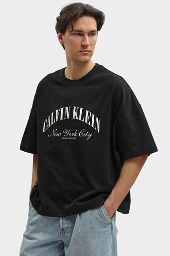 Футболка из хлопка Calvin Klein Jeans