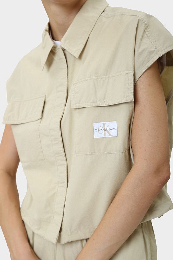 Блуза Calvin Klein Jeans Бежевый