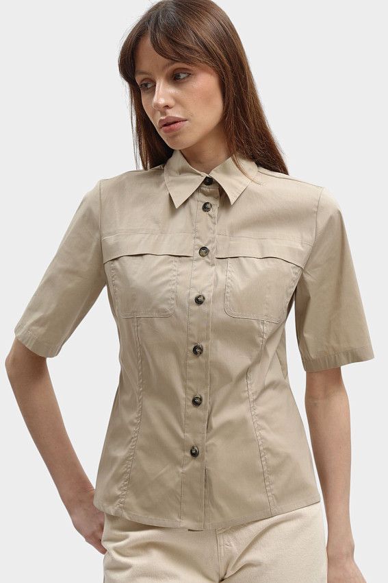 Рубашка Trussardi Бежевый