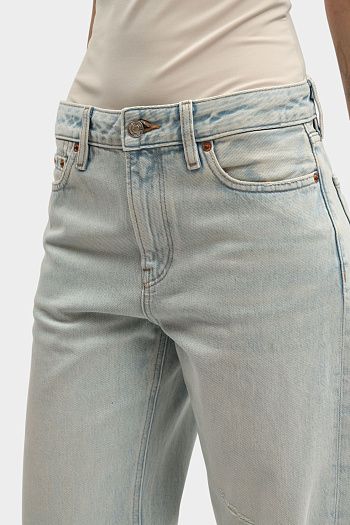 Джинсы прямые голубые Calvin Klein Jeans