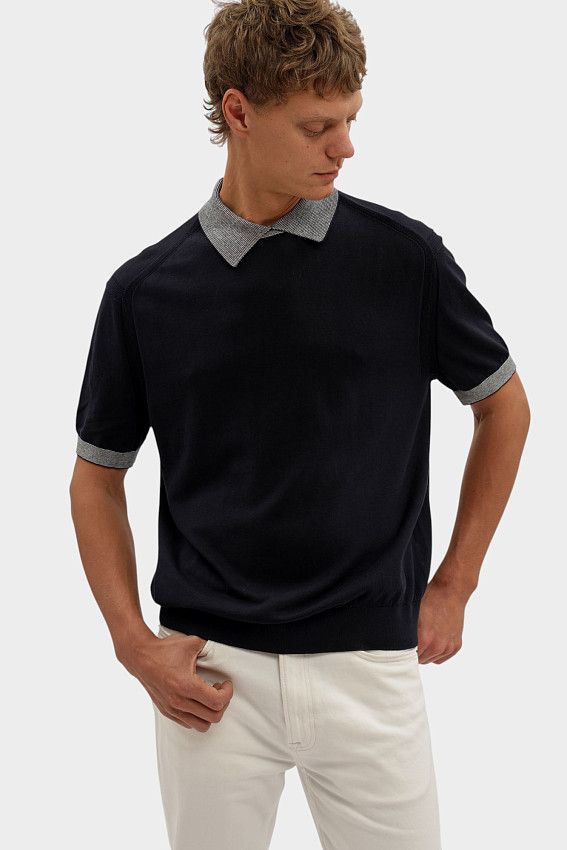 Поло Armani Exchange Синий