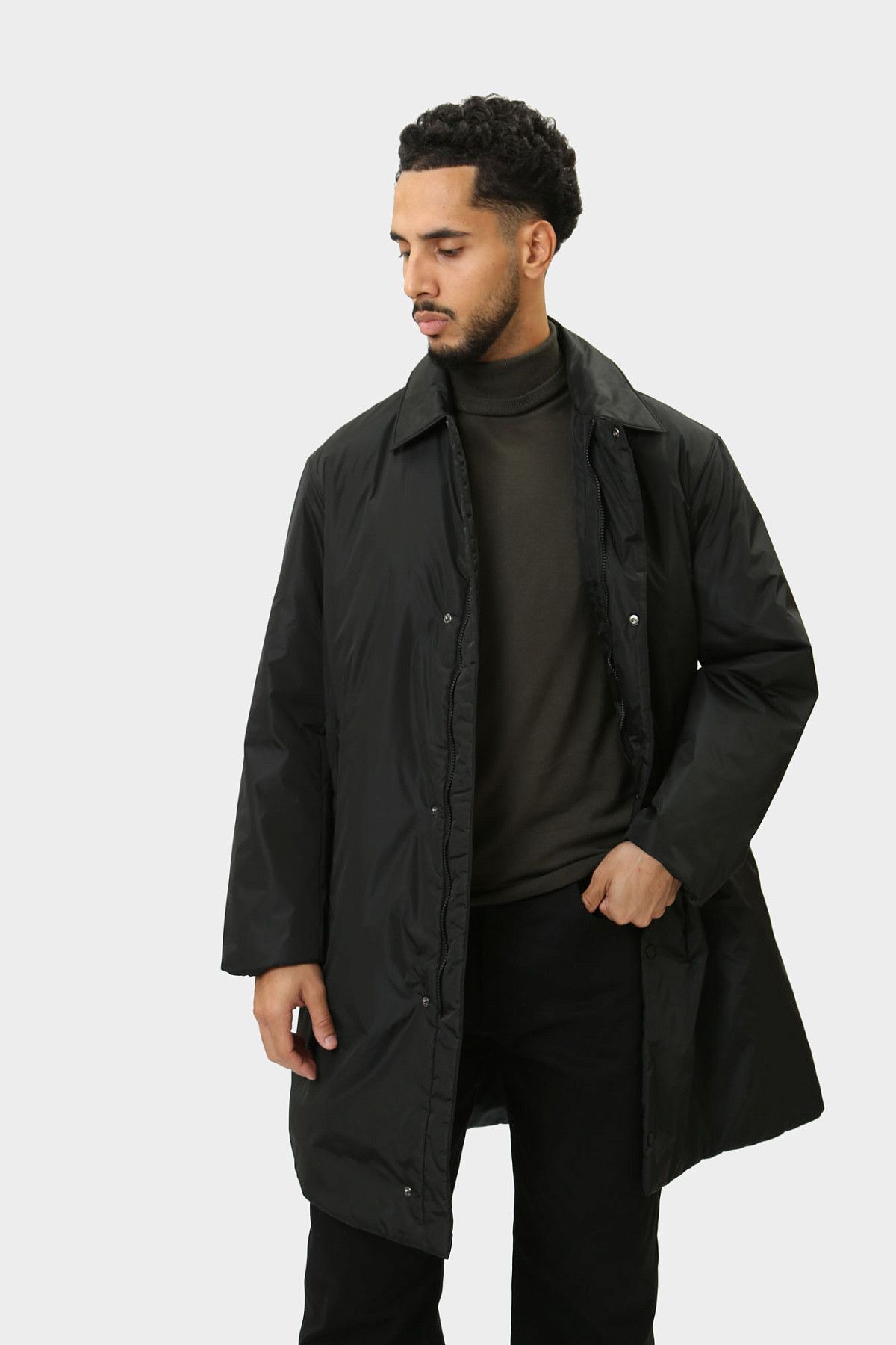 Тренч Armani Exchange Черный