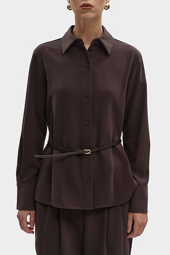 Рубашка хлопковая белая Armani Exchange