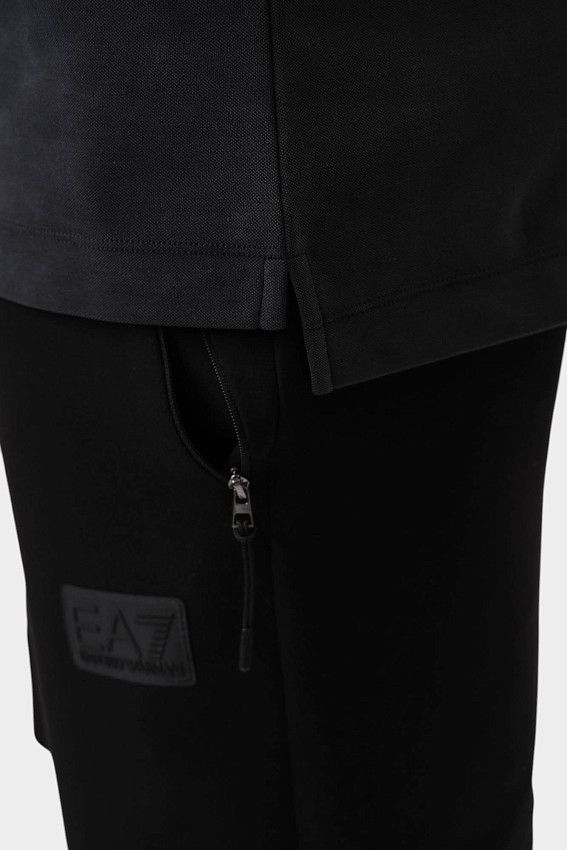 Поло EA7 Черный