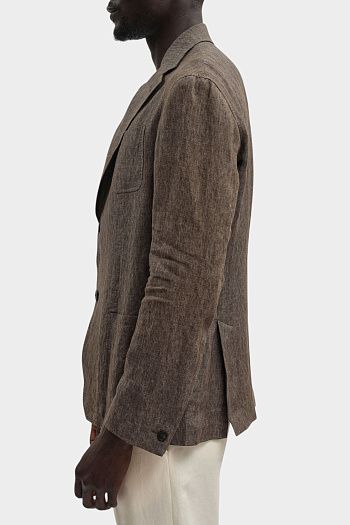 Пиджак из льна Emporio Armani