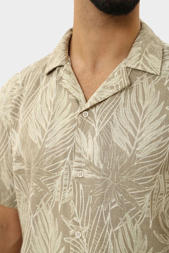 Рубашка Mustang Бежевый