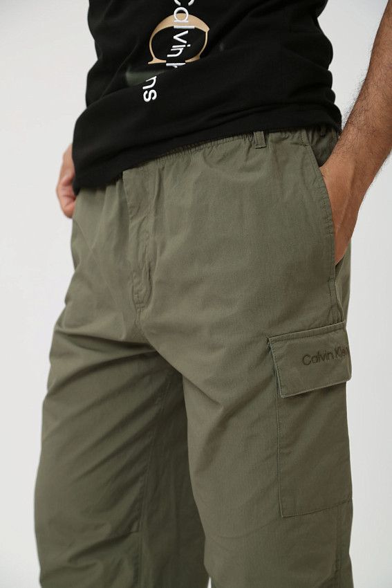 Брюки Calvin Klein Jeans Зеленый