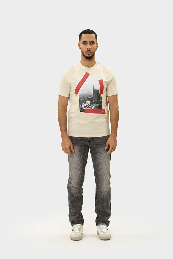 Футболка Armani Exchange Бежевый