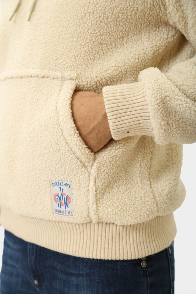 PBMF0237 Худи Bikkembergs Бежевый