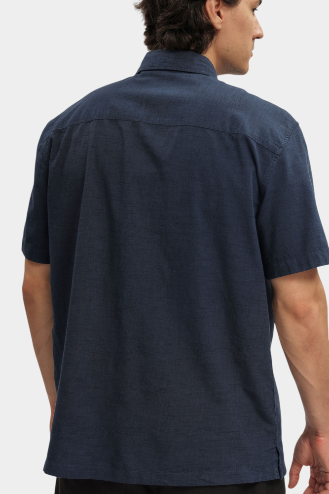 1016474 Рубашка Mustang Синий