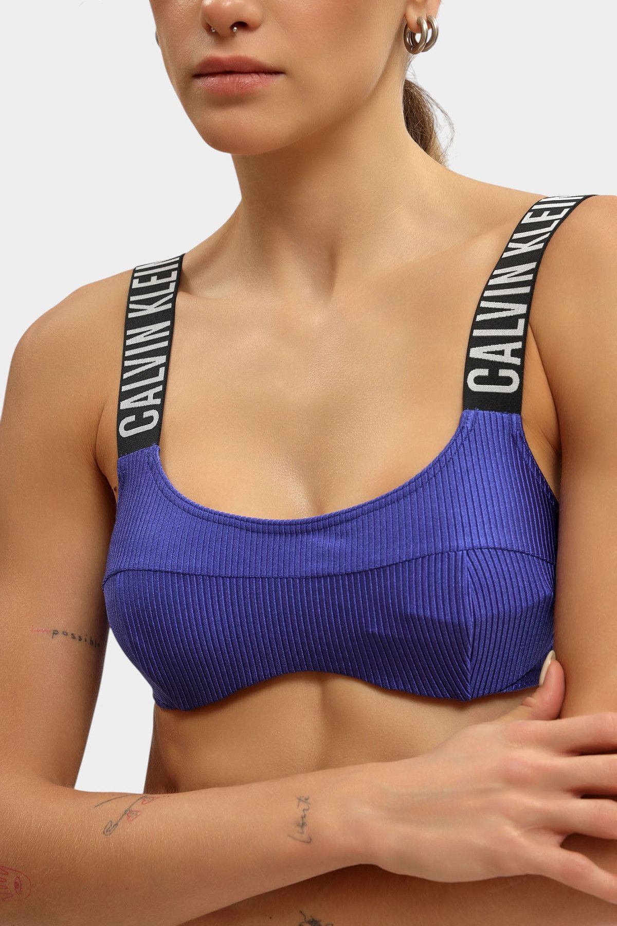 Верх от купального костюма Calvin Klein Underwear Синий