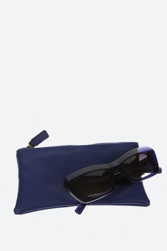 Trussardi-536 Очки с футляром Trussardi Синий