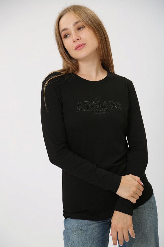 Футболка д/р Armani Exchange Черный