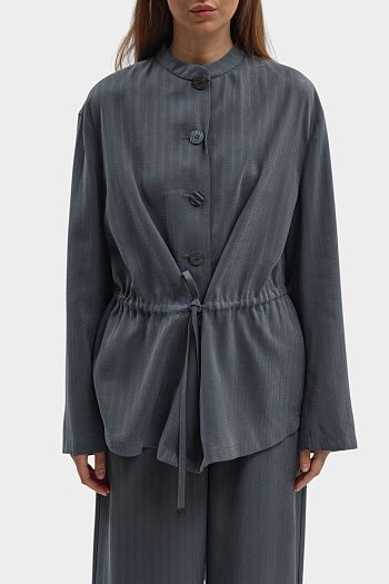 Рубашка из вискозы Emporio Armani
