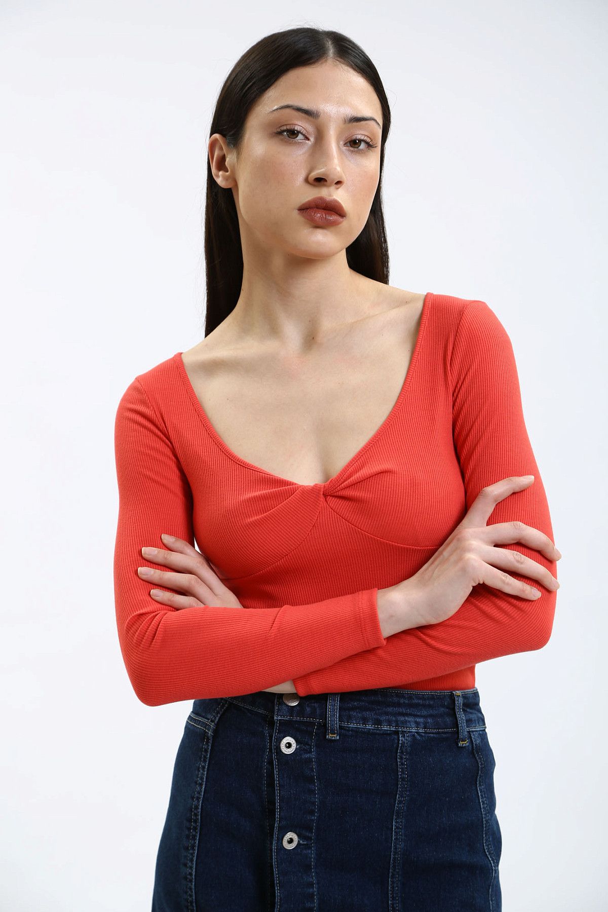 Лонгслив Pepe Jeans Красный