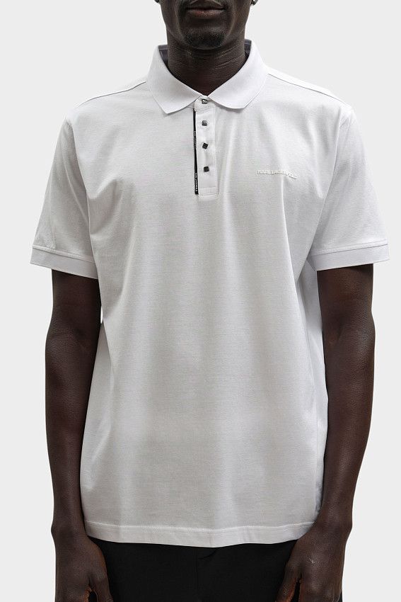 Поло Karl Lagerfeld Белый