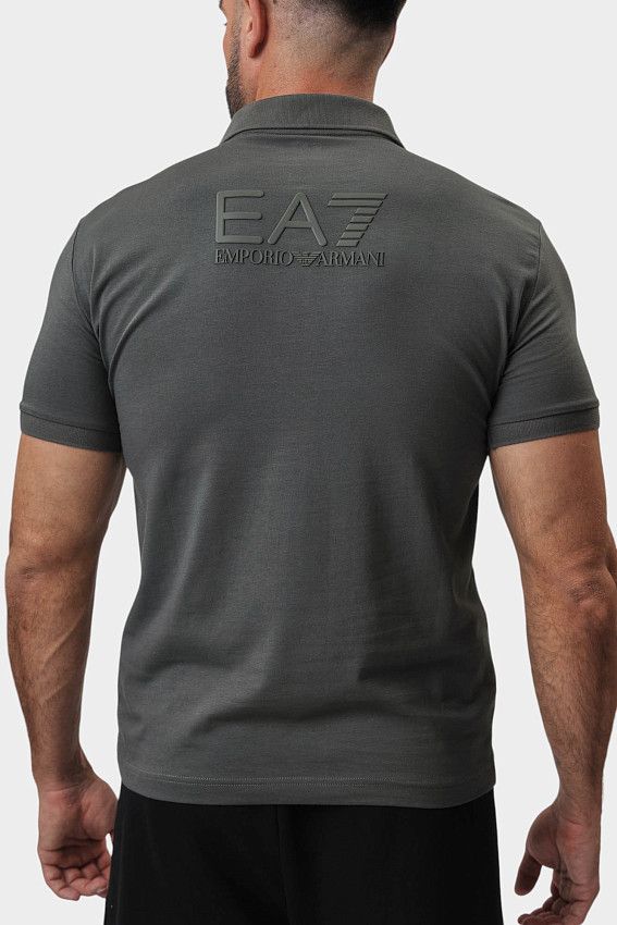 Поло EA7 Серый