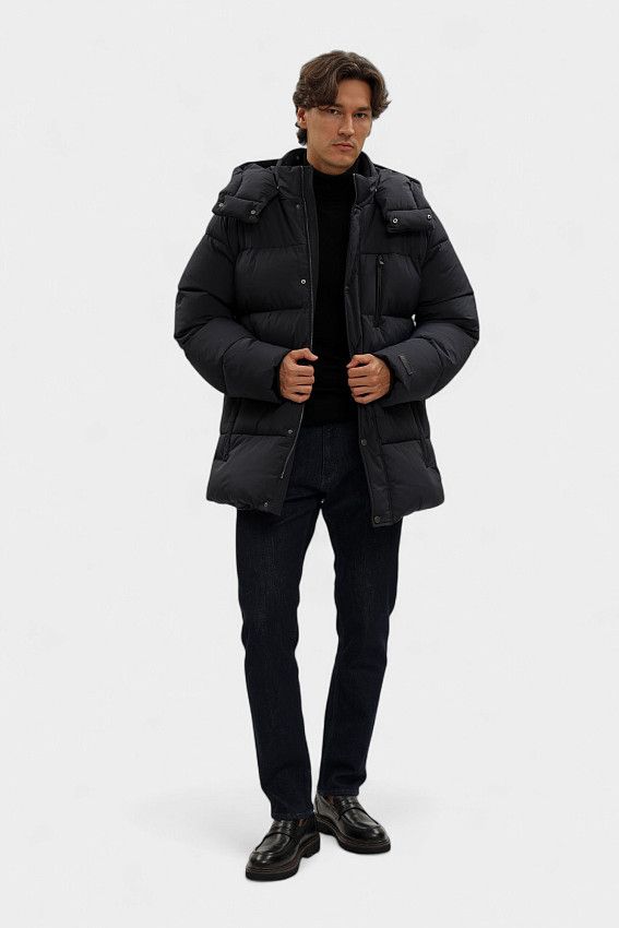 Пальто пуховое Trussardi Синий