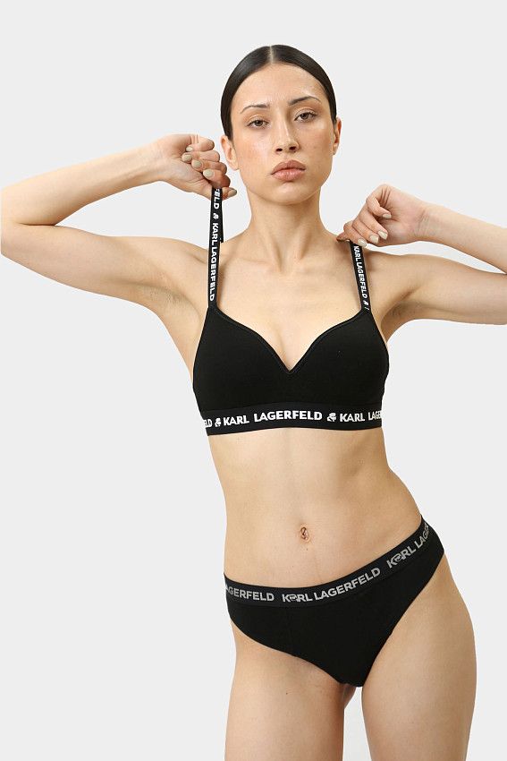 Топ Karl Lagerfeld Черный