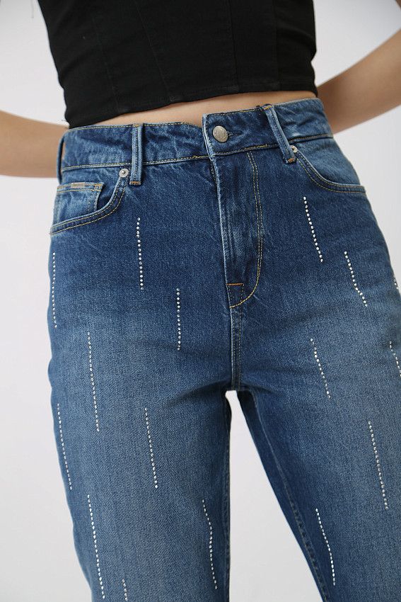 Джинсы TAPERED JEANS UHW SPARKLE  Pepe Jeans