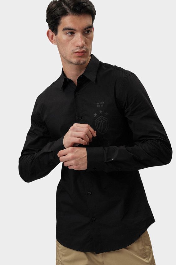 Рубашка с длинным рукавом Bikkembergs Черный