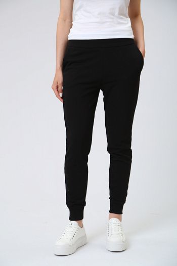 Брюки спортивные хлопковые черные Armani Exchange