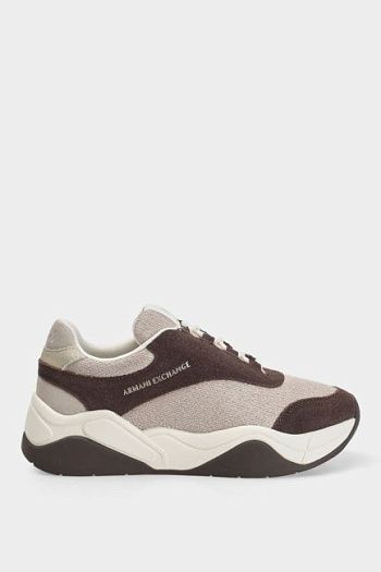 Кроссовки бежевые Armani Exchange