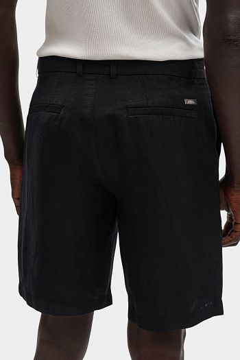 Брюки из льна и вискозы Armani Exchange