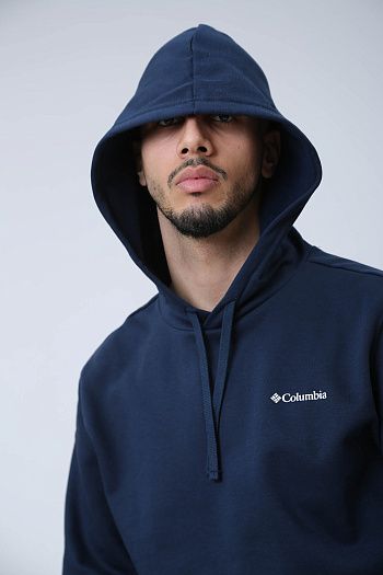 Свитшот хлопковый синий Armani Exchange