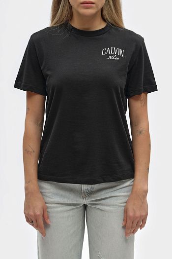 Футболка хлопковая синяя Calvin Klein Jeans