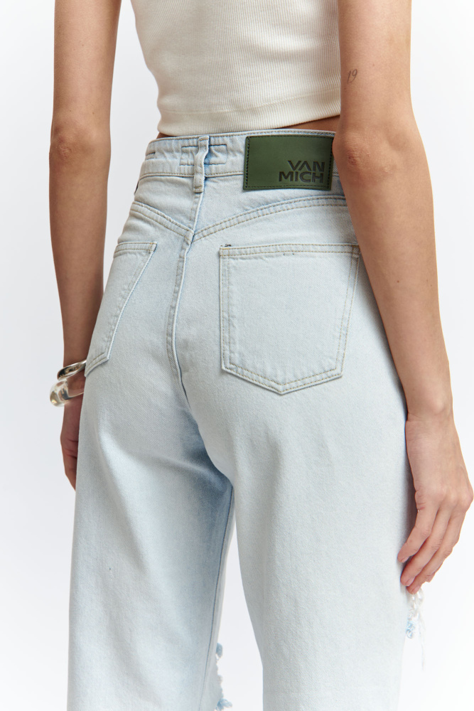 VW-OMA-33-433 брюки джинсовые van mich 