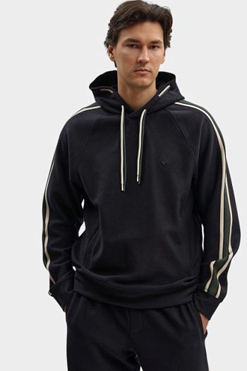 Худи из хлопка Emporio Armani