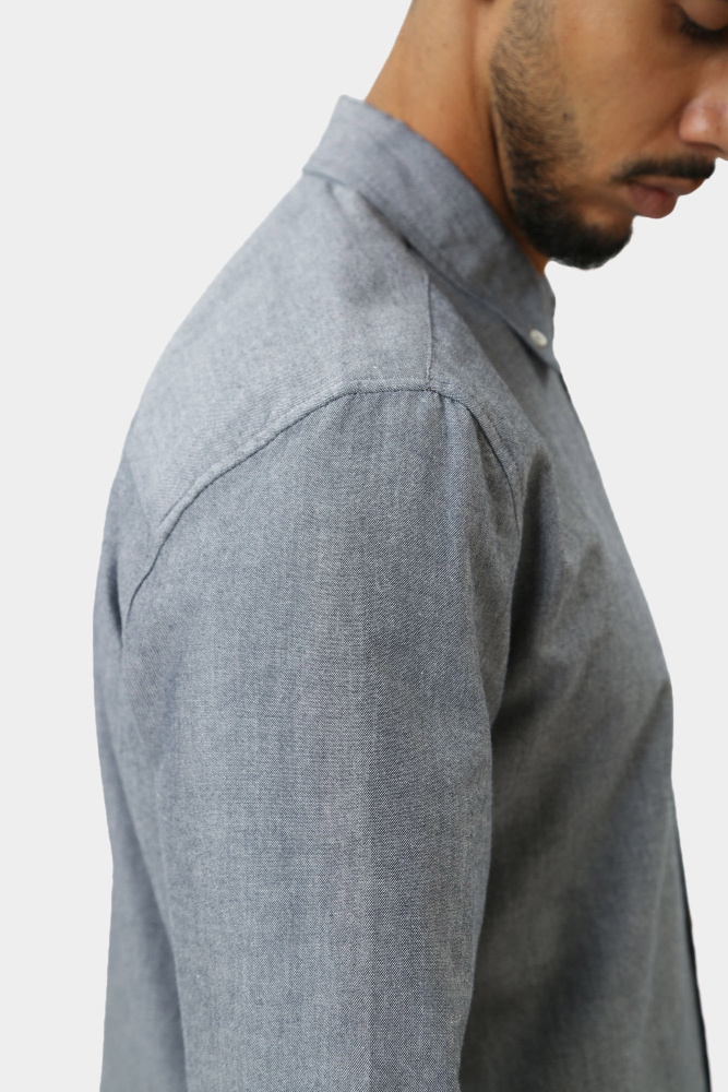 1015620 Рубашка с длинным рукавом Mustang Синий