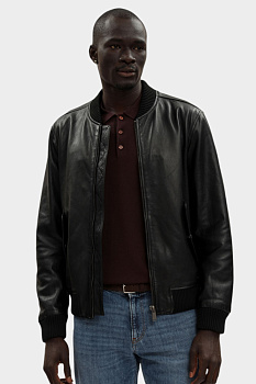 Куртка кожаная Trussardi