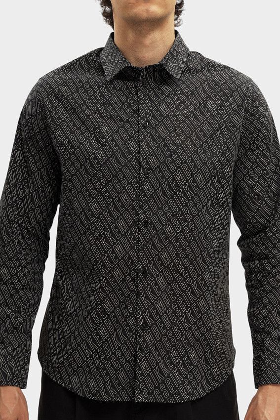 Рубашка с длинным рукавом Bikkembergs Черный