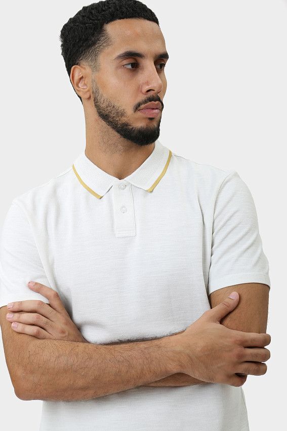 Поло Strellson Молочный