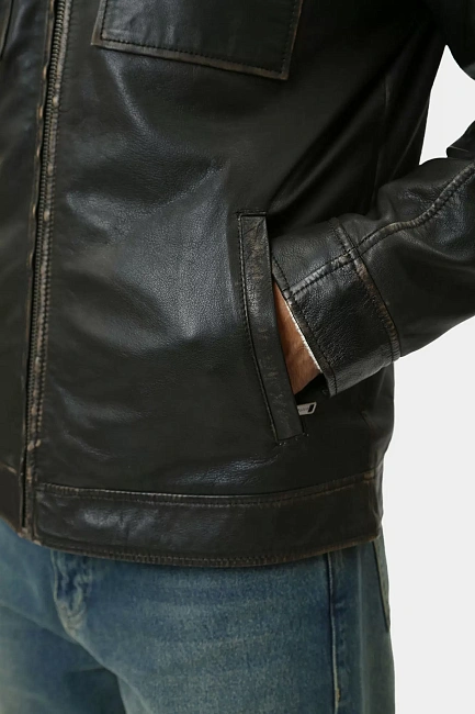 Куртка кожаная Mustang