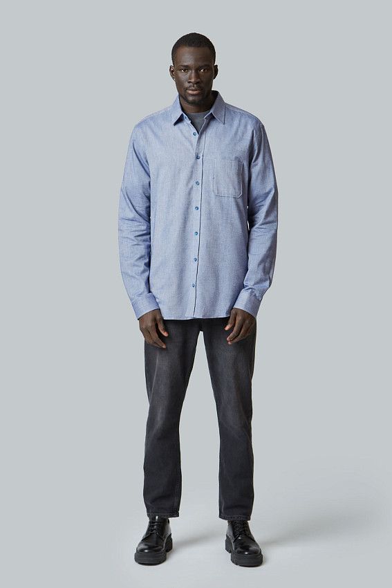 Рубашка с длинным рукавом Van Mich Фиолетовый