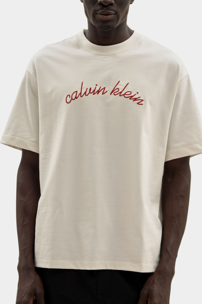 LV04RC225G Футболка Calvin Klein Jeans Бежевый