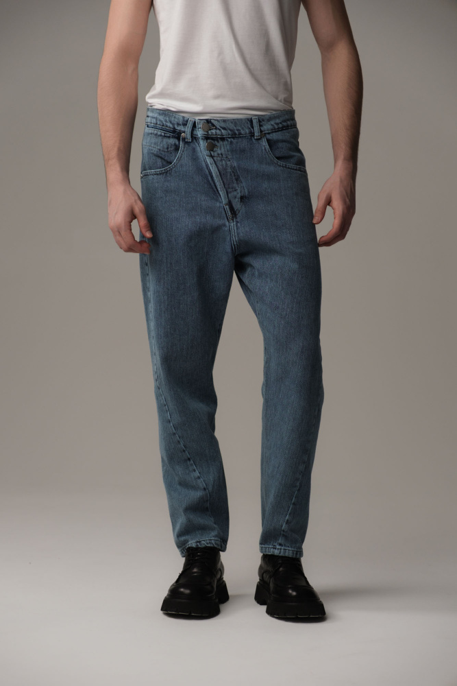 M-251-ТН-56-0061 Брюки джинсовые The Hills Синий