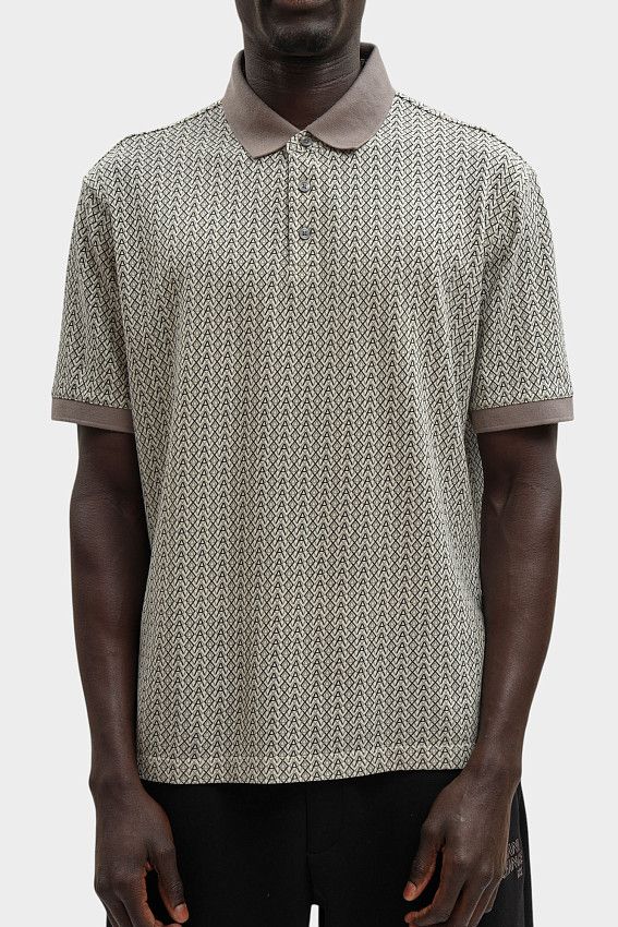 Поло Armani Exchange Бежевый