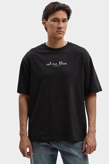 Футболка из хлопка Calvin Klein Jeans