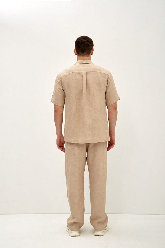 Рубашка с коротким рукавом The Hills Бежевый