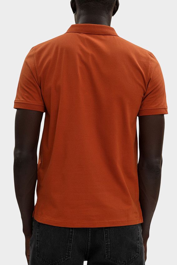 Поло Trussardi Оранжевый