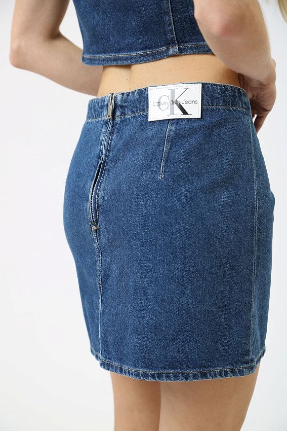 Юбка джинсовая Calvin Klein Jeans Синий