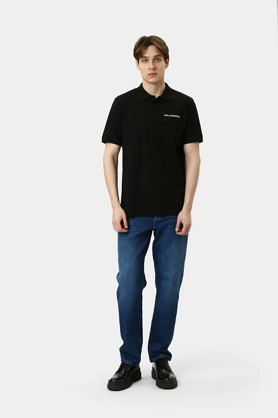 Поло Karl Lagerfeld Черный