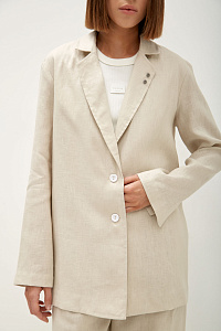 Пиджак изо льна прямого кроя The Hills