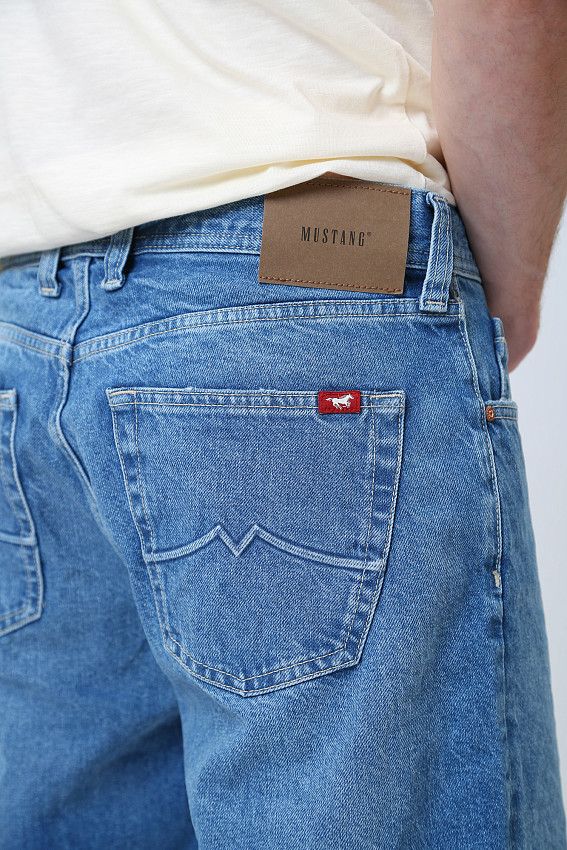 Шорты джинсовые Mustang Синий