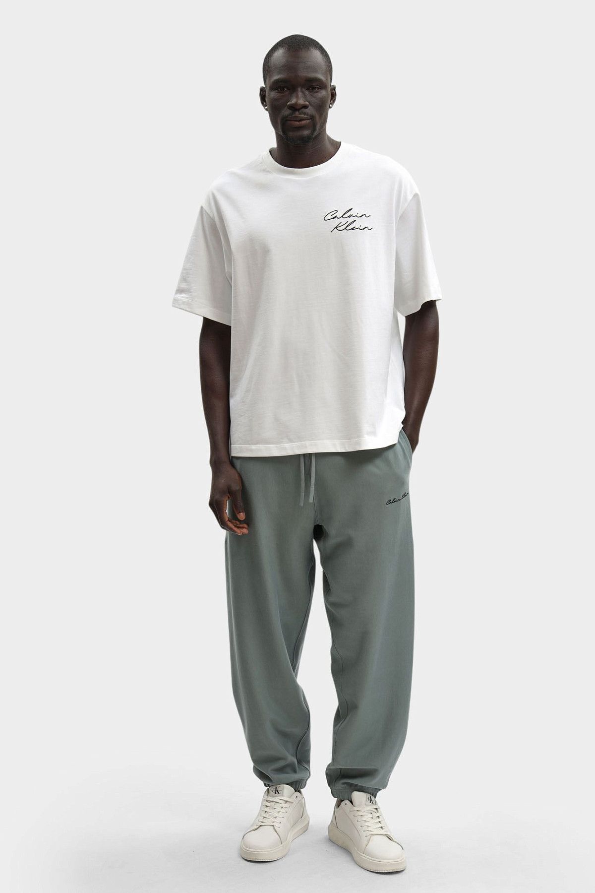 Брюки спортивные Calvin Klein Jeans Зеленый