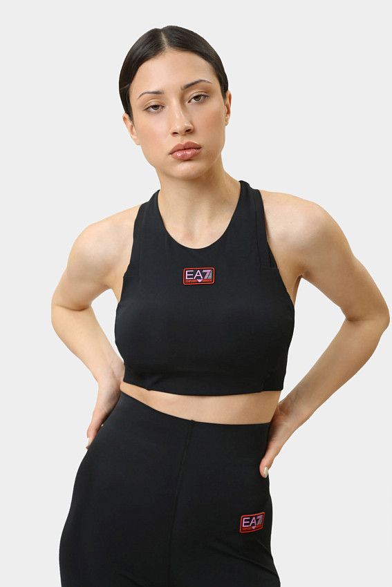 Топ спортивный EA7 Черный